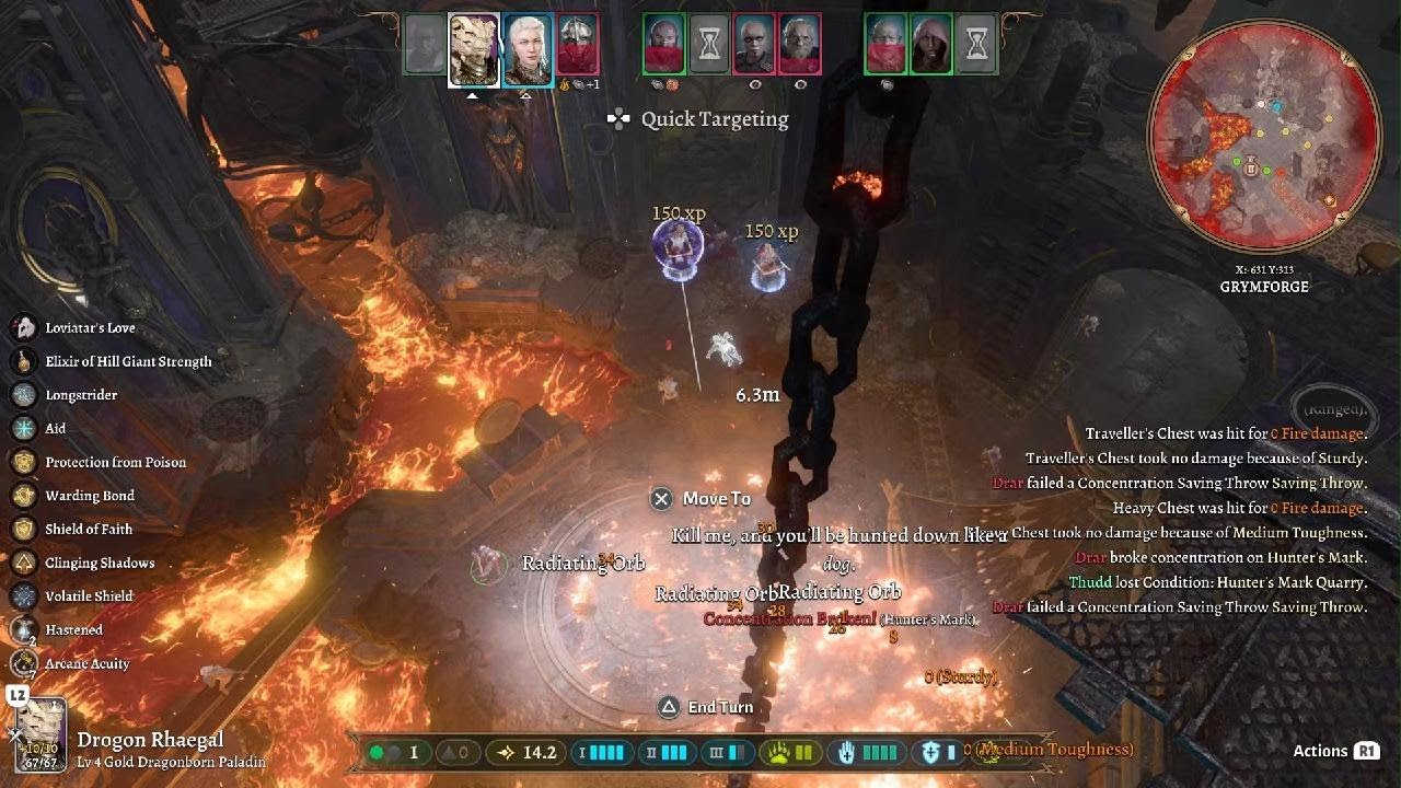 Baldur's Gate 3 - Fire and Ice Dou stunts on Nere