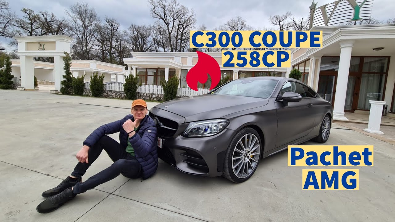 Mercedes C300 coupe, PACHET AMG REVIEW (0-100km/h) #masinipentruvoi