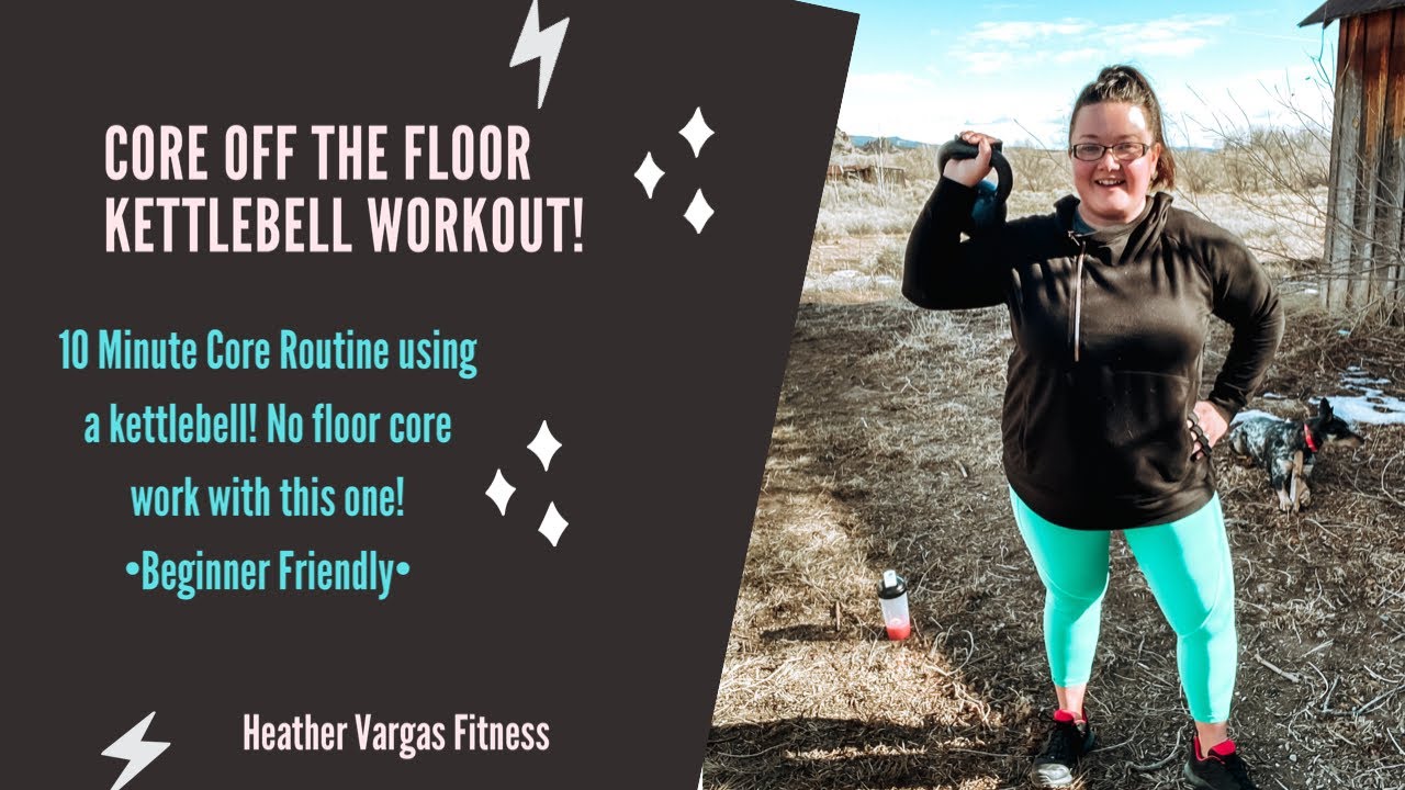 CORE OFF THE FLOOR KETTLEBELL WORKOUT | 10 Minutes + Beginner & Plus Size Friendly