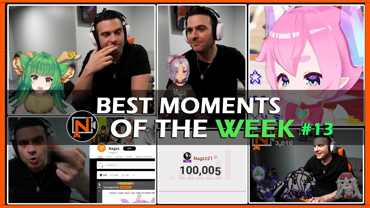 VTubers invade the stream | Nagzz hits 100K | A viewer goes on a date | Nagzz Weekly Recap #13