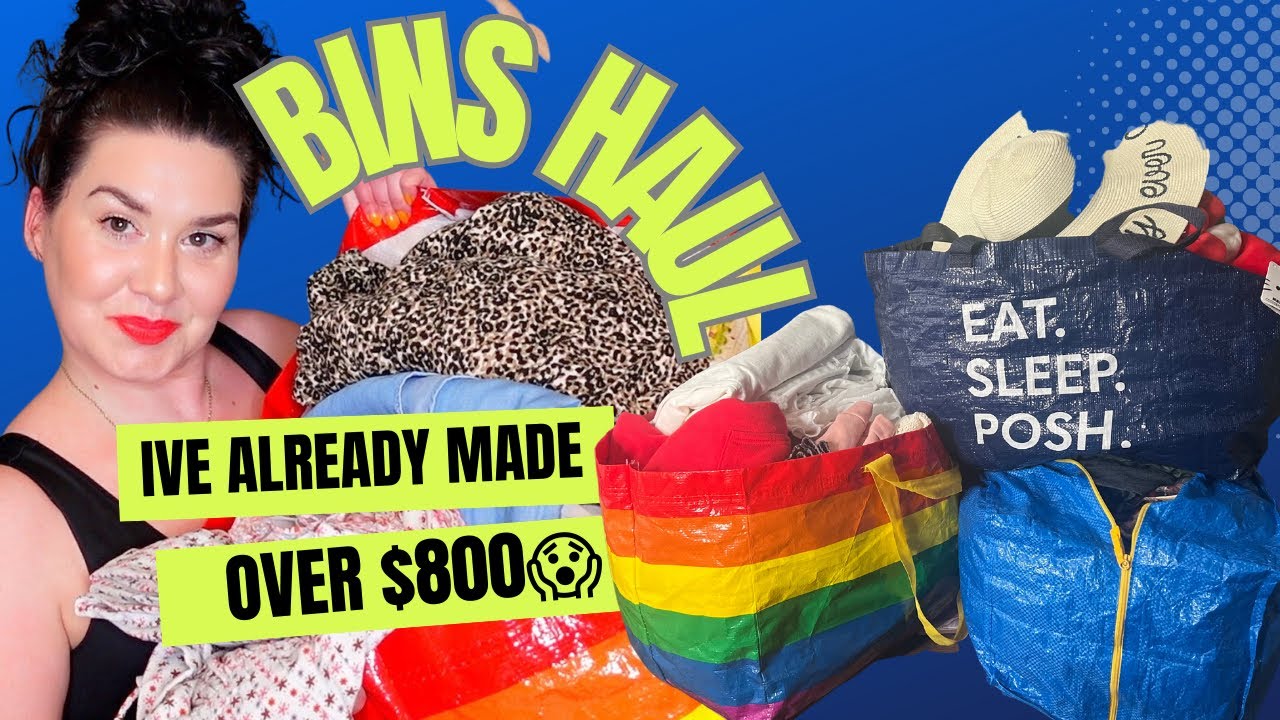 Giant Goodwill Outlet Bins Thrift Haul to Resell On Poshmark & Ebay PLUS What's SOLD so far!!