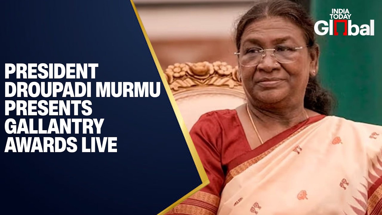 LIVE: President Droupadi Murmu Presents Gallantry Awards at Defence Investiture Ceremony 2026