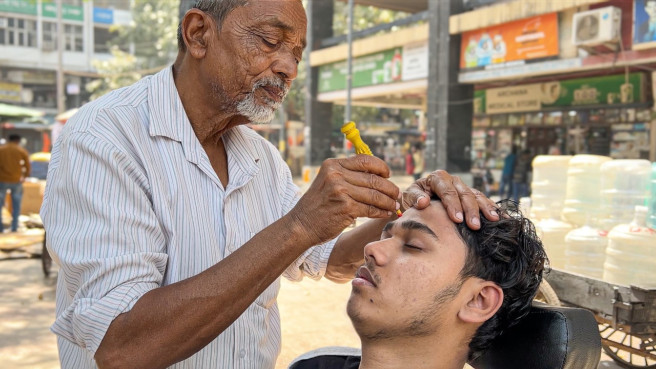 MIND-BLOWING Stress Relief Head Massage By Waris Barber | 99.99% Of You Will Fall A SLEEP | ASMR