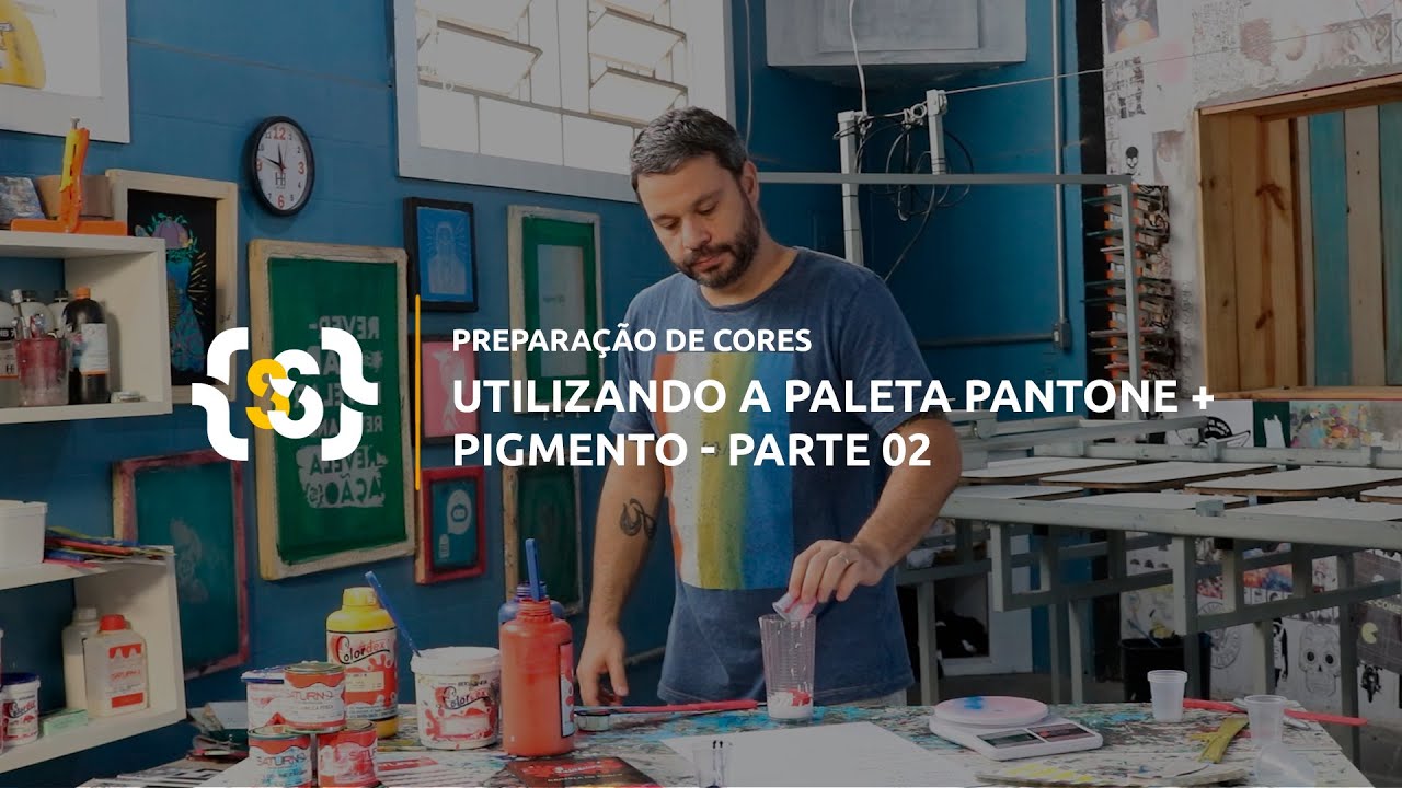 Construção da cor na serigrafia com a paleta Pantone + Pigmento - Parte 2