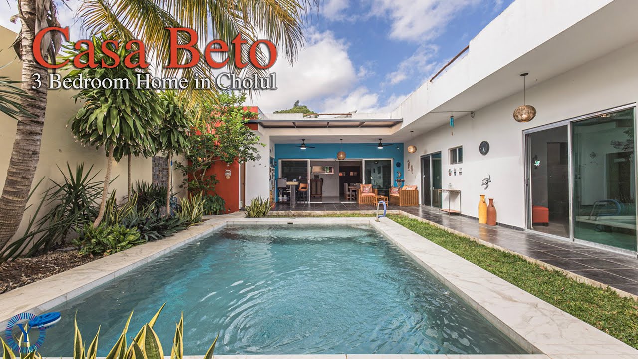 Casa Beto | Large Single Level Home | Cholul | Fully Loaded!