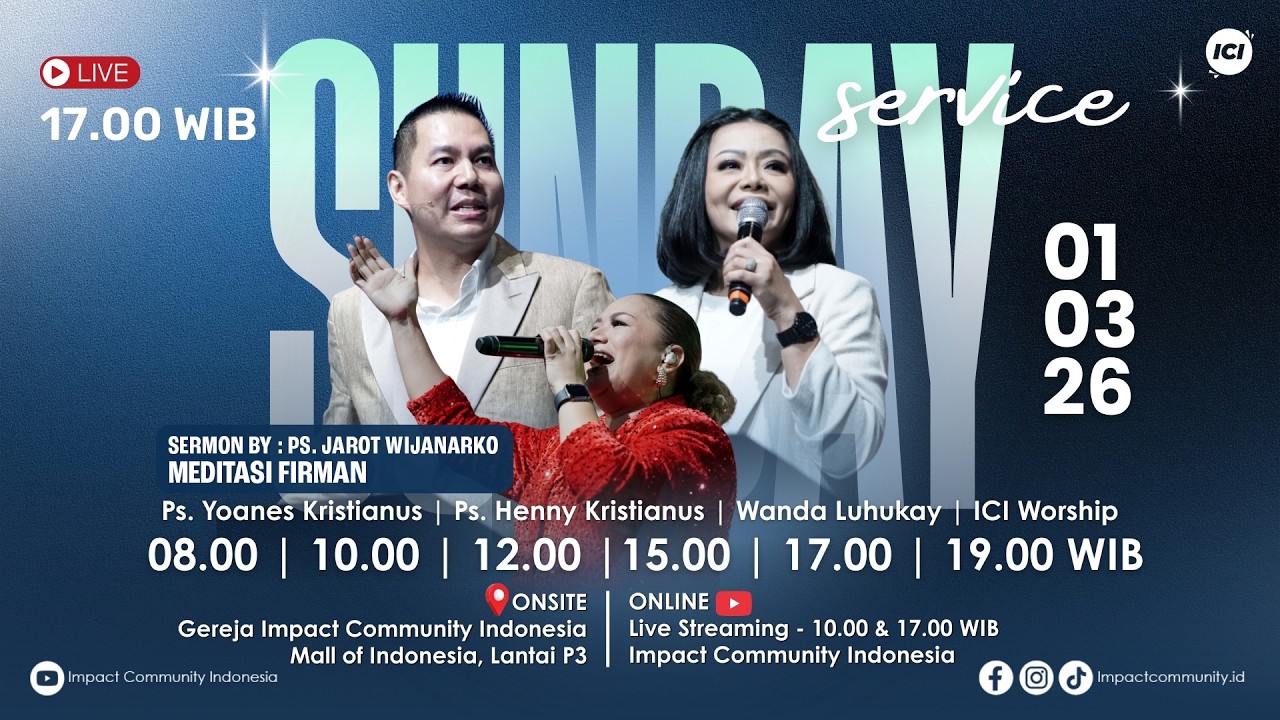 [LIVE] #2 IMPACT COMMUNITY INDONESIA | 01 MARET 2026 | 16.45 WIB | MEDITASI FIRMAN DAN NAFAS KRISTEN