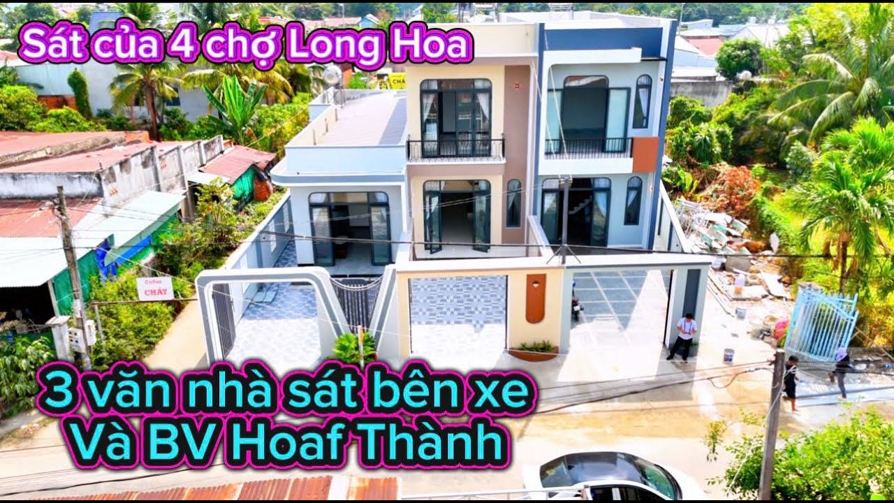 1189: 3 căn nhà sát bến xe Hoà Thành và BV Hoà Thành .gần chợ Long Hoa