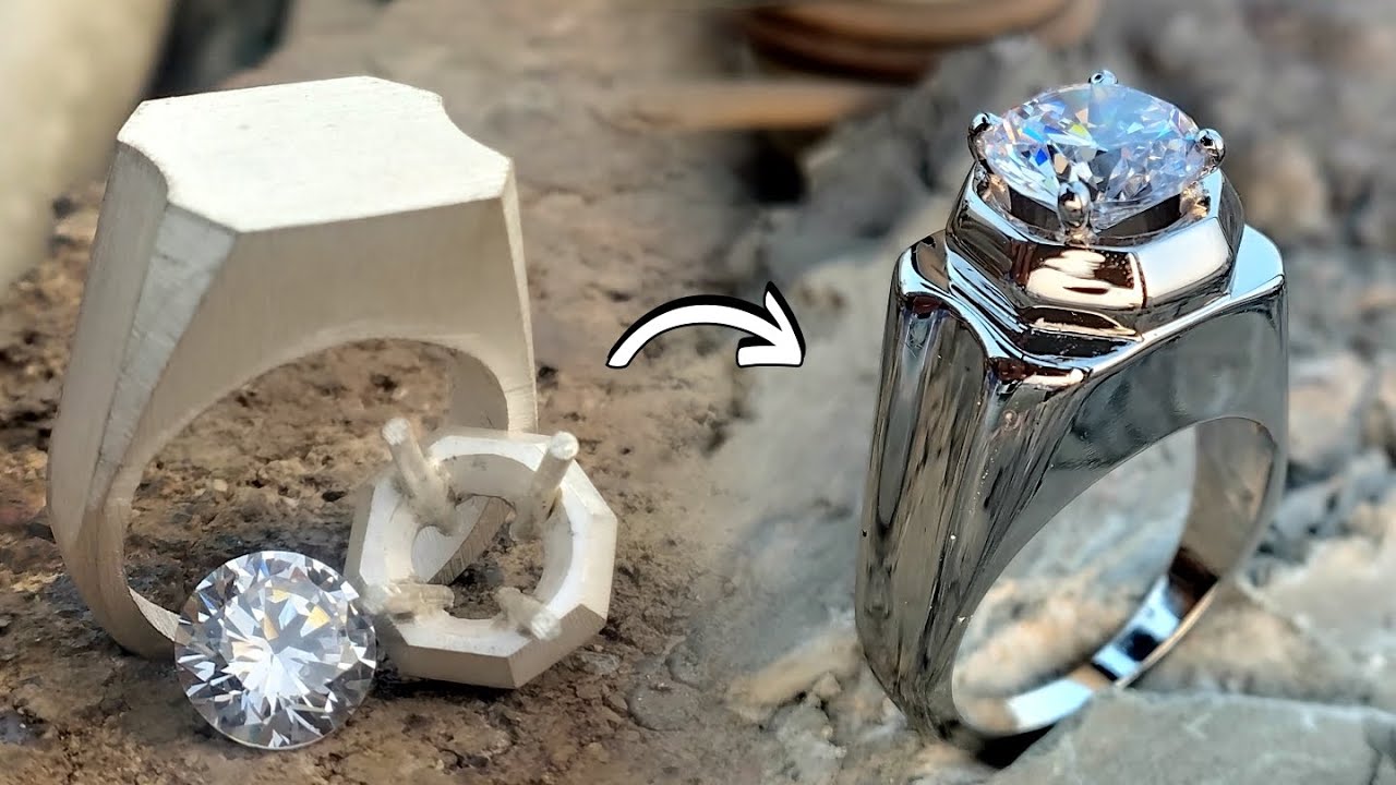 How to Make an Engagement Ring | Diamond ring| Handmade Jewellery