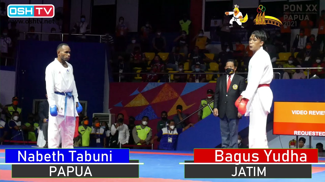 FINAL PON 2021 PAPUA (Nabeth) Vs JATIM (Bagus Yudha) - Kumite -67 Kg Putra