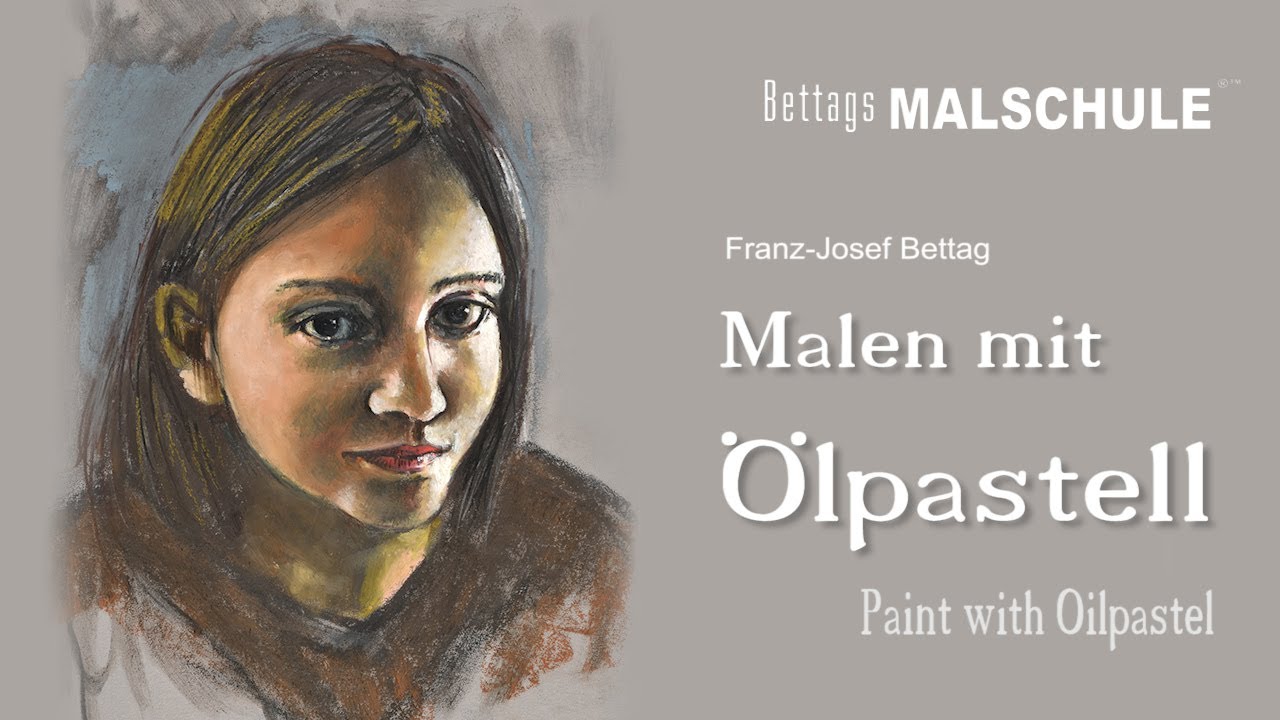 Paint with Oil Pastel - Ein Porträt malen mit Ölpastell
