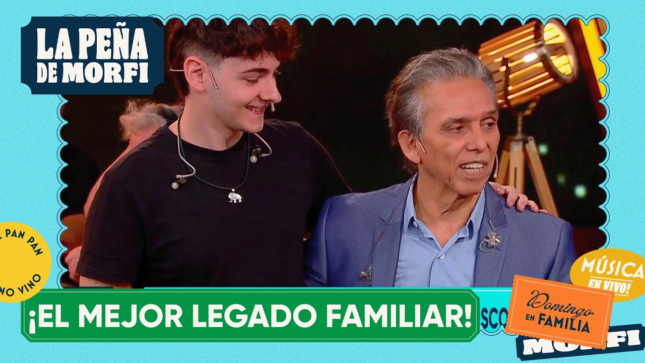 Jairo en vivo cantando con su nieto Francisco en #LaPeñaDeMorfi