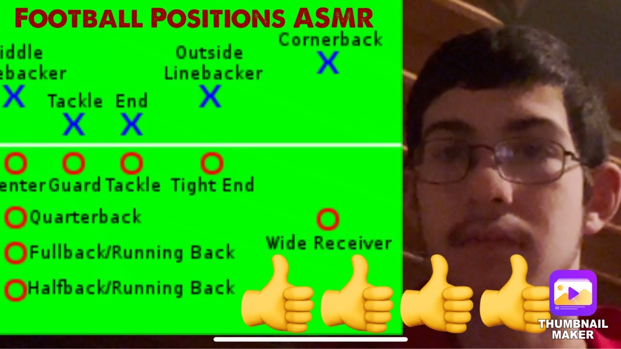Football Positions role-play | ASMR