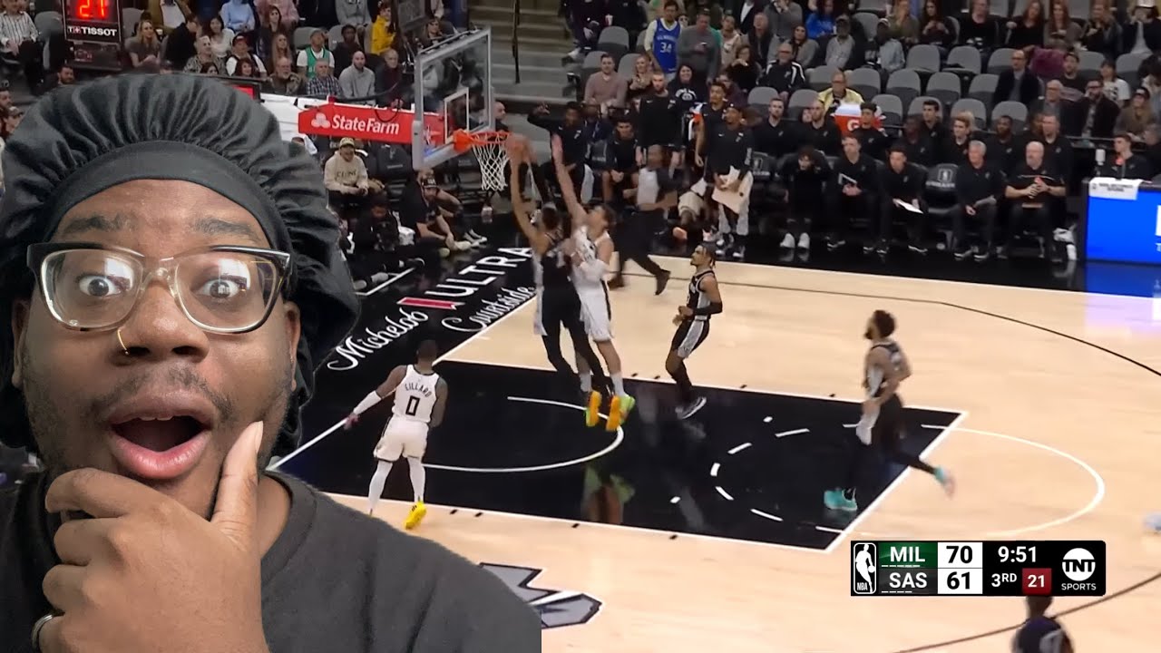 WEMBANYMA IS THE NEXT LEBRON OMG | San Antonio Spurs Vs Milwaukee Bucks NBA highlights Reaction