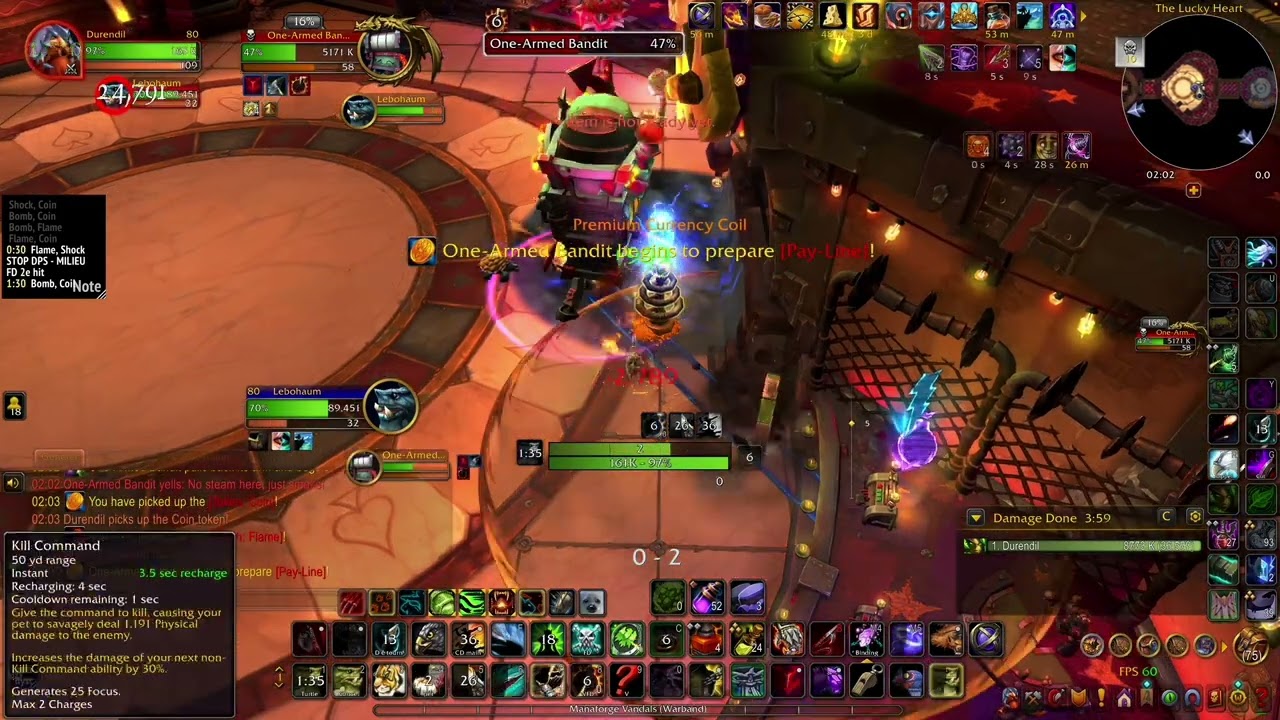 Hunter solo - Durendil vs Heroic One-armed bandit