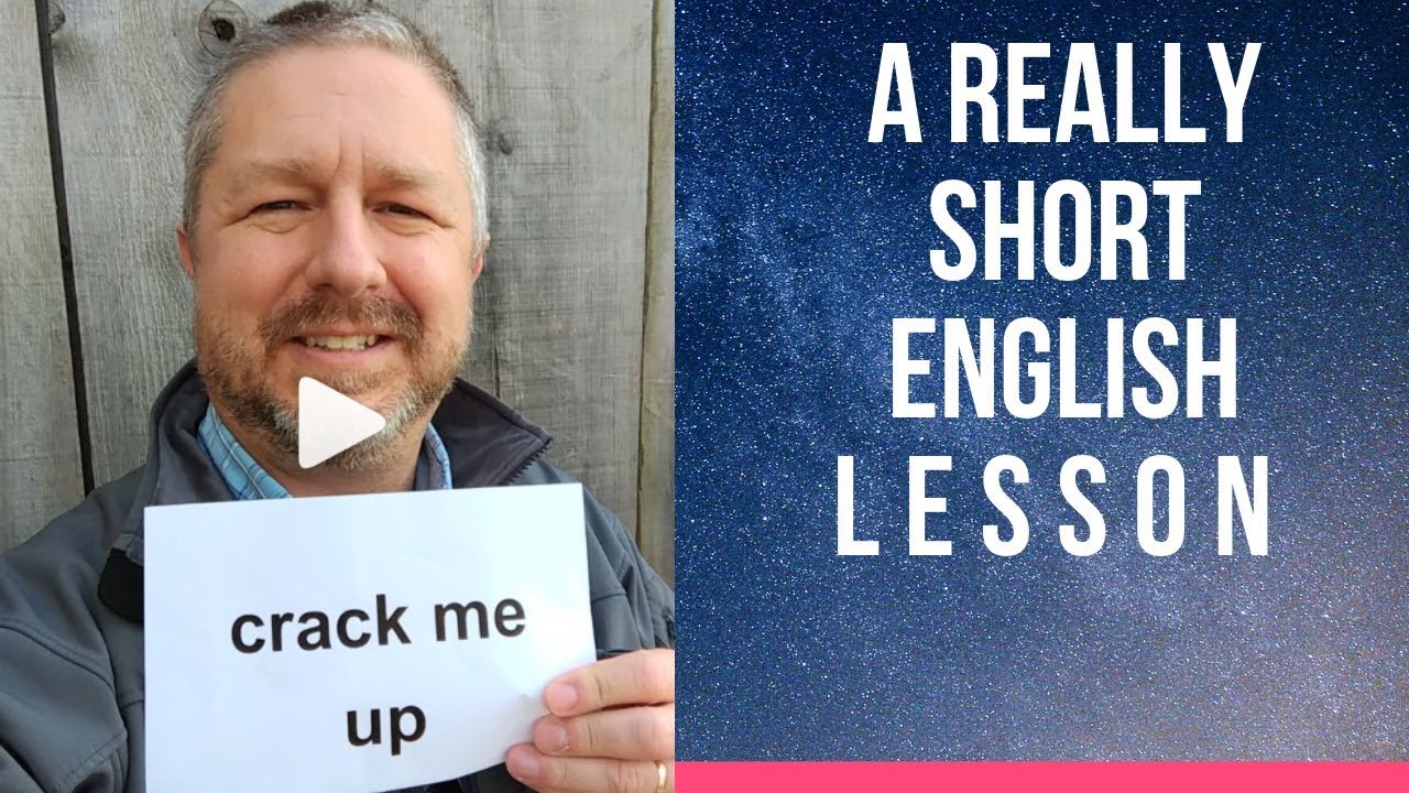 Meaning of CRACK ME UP - A Really Short English Lesson with Subtitles