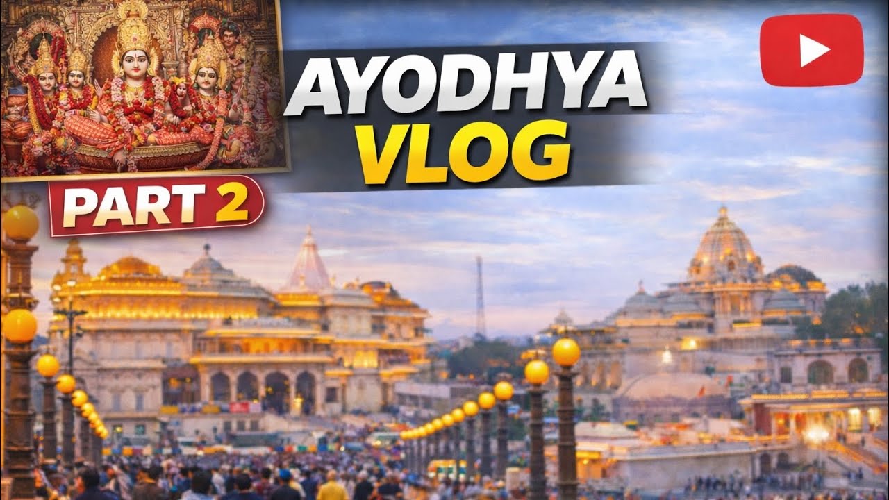 Ayodhya Vlog Part 2 | Dashrath Mahal, Kanak Bhawan & Ram Mandir Darshan
