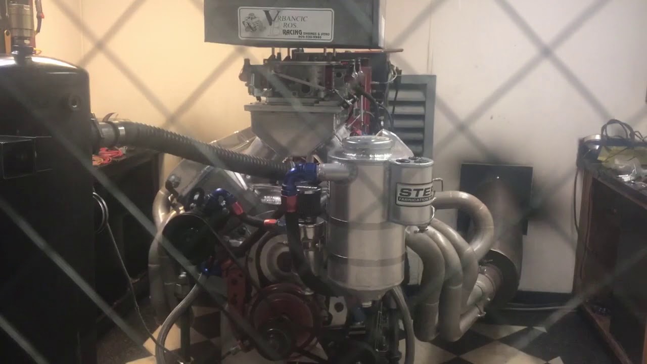 Engine Dyno run 665&rdquo; big block Chevy