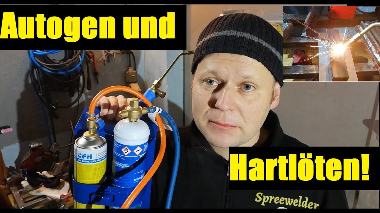 Ich schweiße mal fix mit dem Schweissfix. Hartlöten und Autogen probieren!