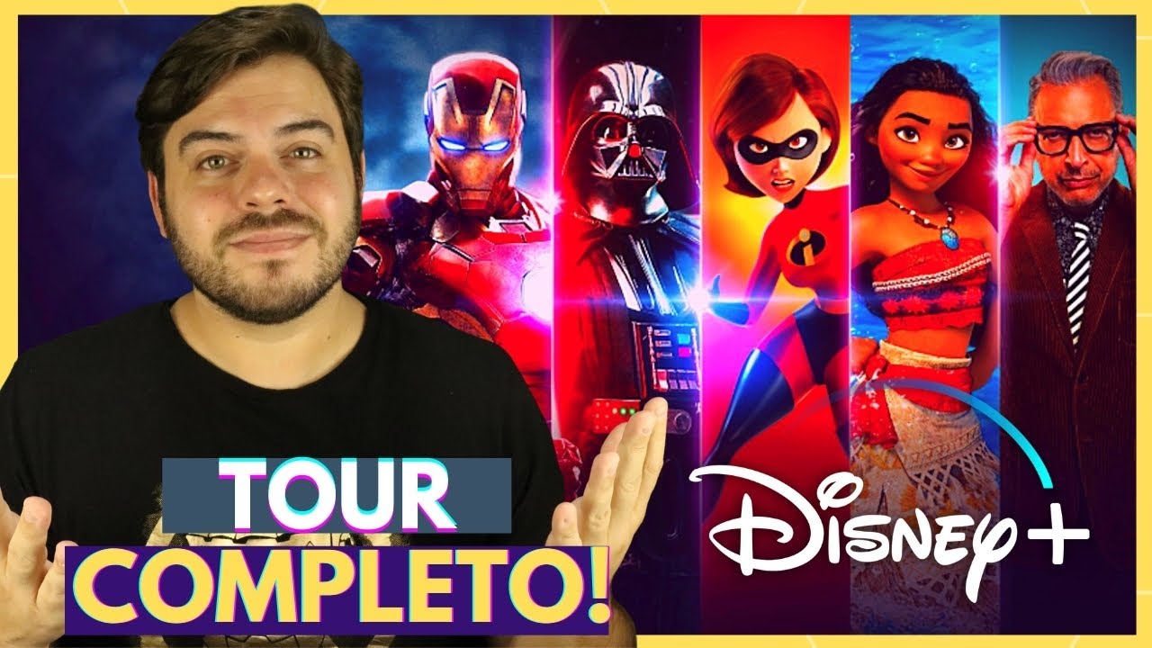 TOUR COMPLETO DO DISNEY + | Conheça O Serviço!