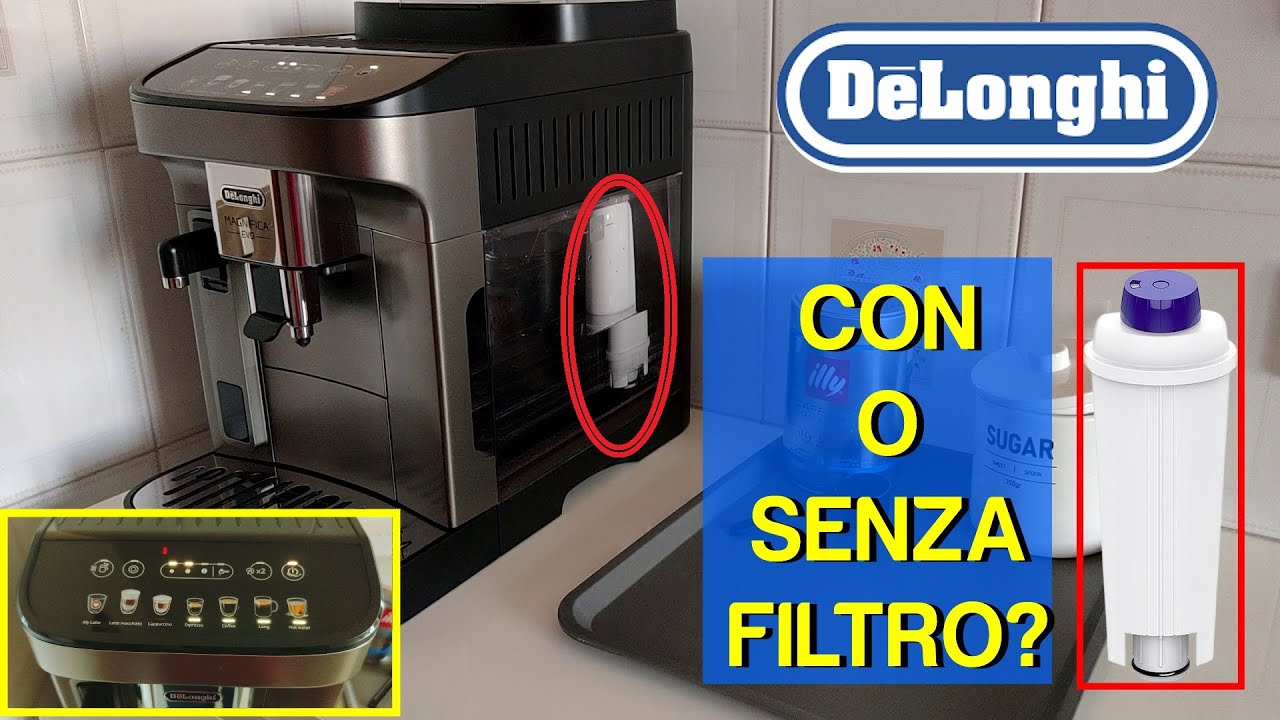 Macchina da Caffe DeLonghi Magnifica: Vediamo Come Rimuovere il Filtro Addolcitore Acqua dal Menu