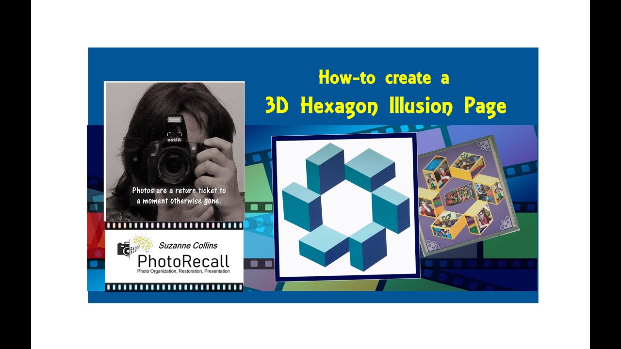 3D Hexagon Illusion Page