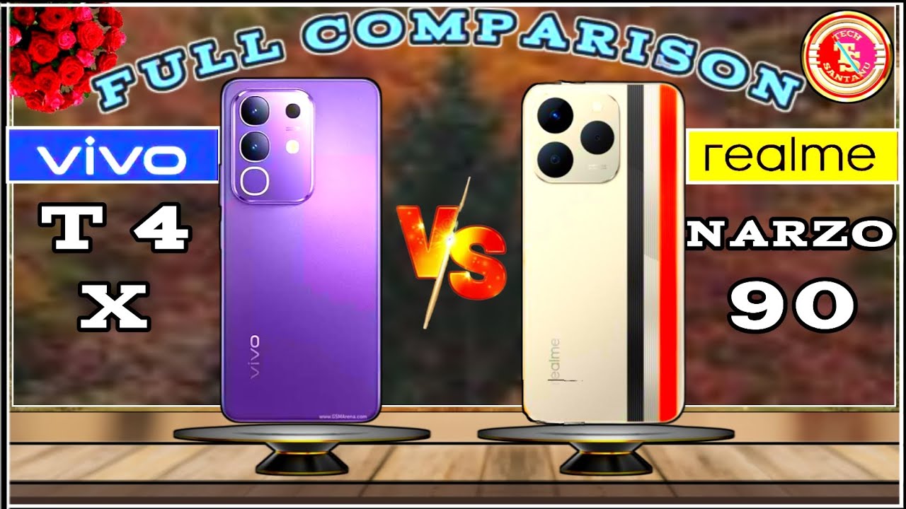 VIVO T 4 X (V/S) REALME NARZO 90⚡FULL COMPARISON🔥TECH SANTANU : WHICH ONE BETTER ?