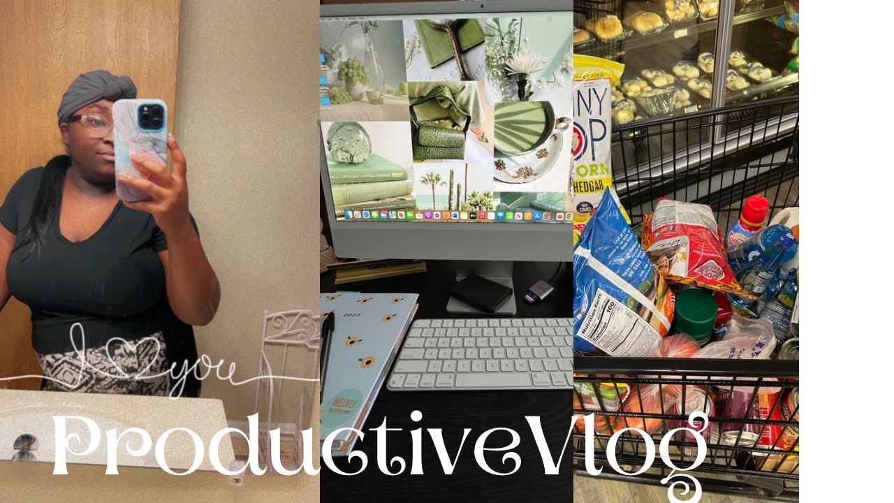 PRODUCTIVE VLOG: Content creating + finishing homework| Kayla Danielle