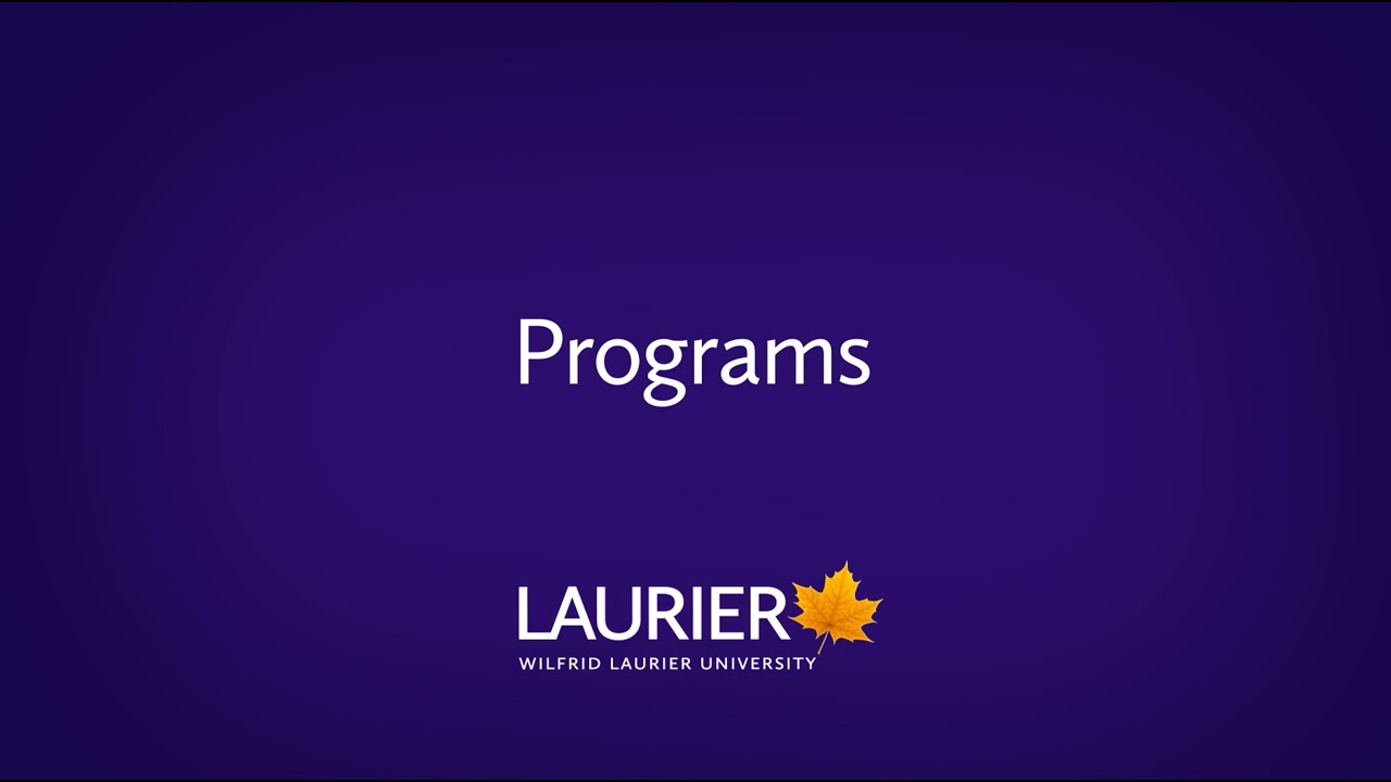 Undergraduate Programs at Wilfrid Laurier University