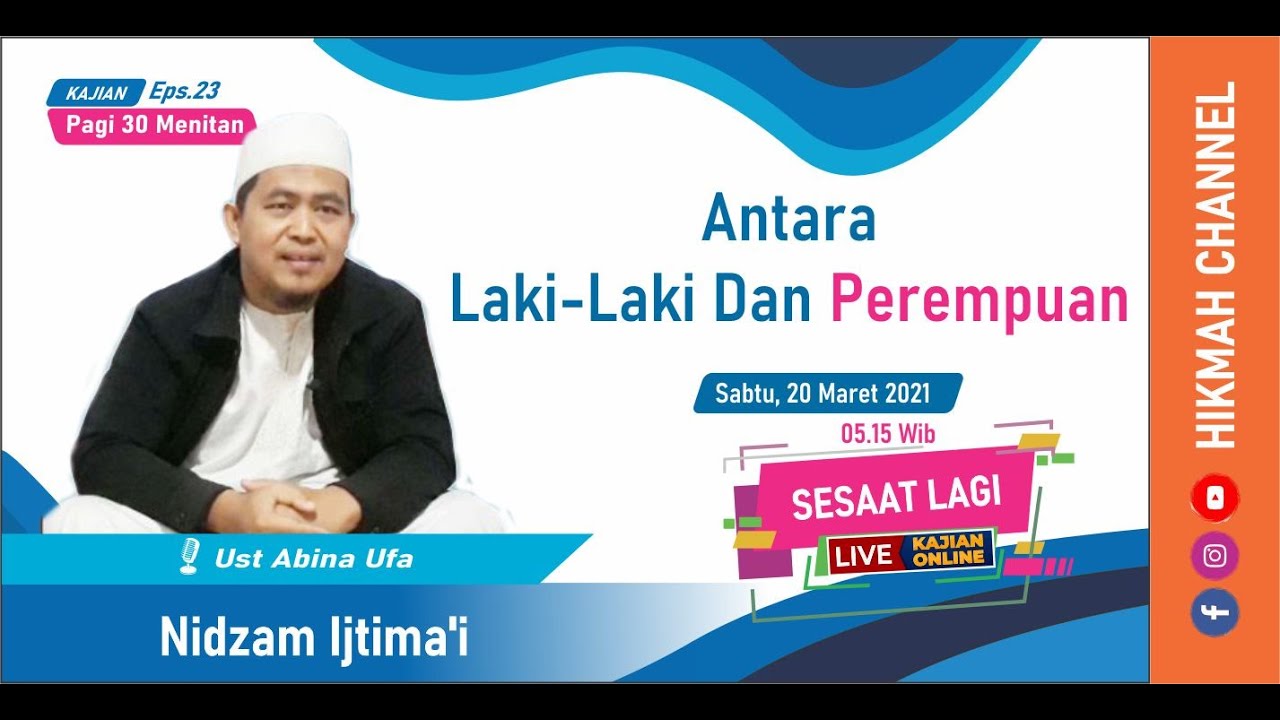 Antara Laki-laki & Perempuan [Nidzam Ijtima'i]