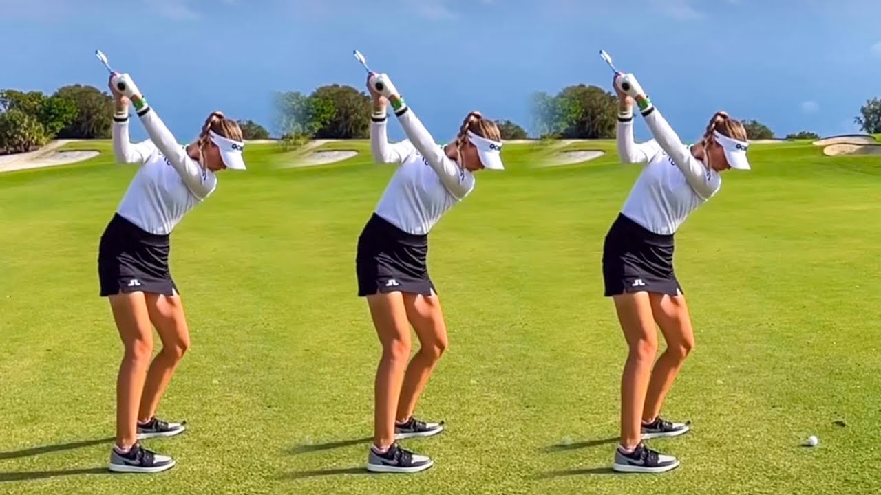 NELLY KORDA GOLF SWING - SLOW MOTION