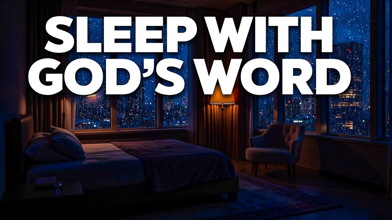 10 Hours PSALMS FOR SLEEP And Rain | Sleep With God's Word