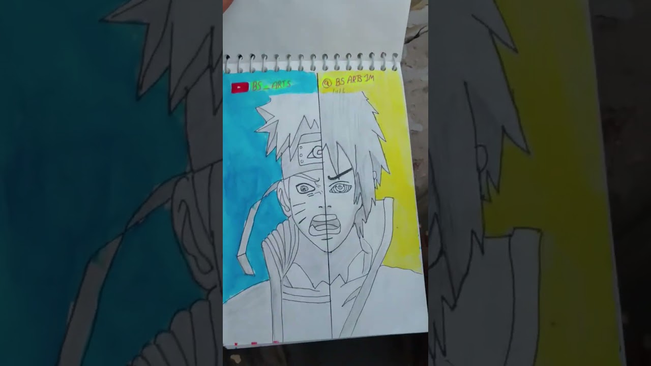 Naruto #art #drawing #hnumanbhakt #painting #animeedit #enimenaruto #sketch #gurunank