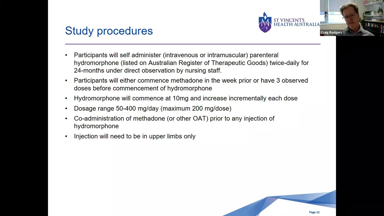 Injectable Hydromorphone &ndash; Feasibility of Opioid Injecting Trial FOPiT