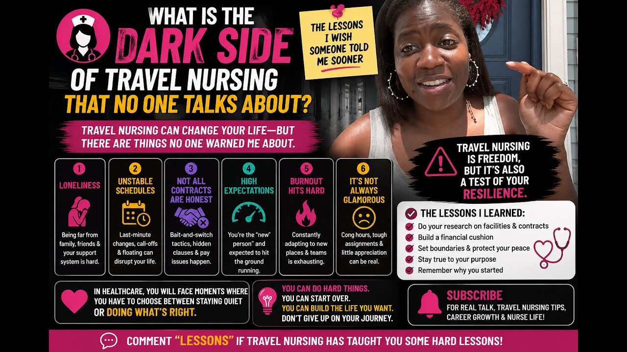 The Dark Side of Travel Nursing| My experience| Tips on how to survive!