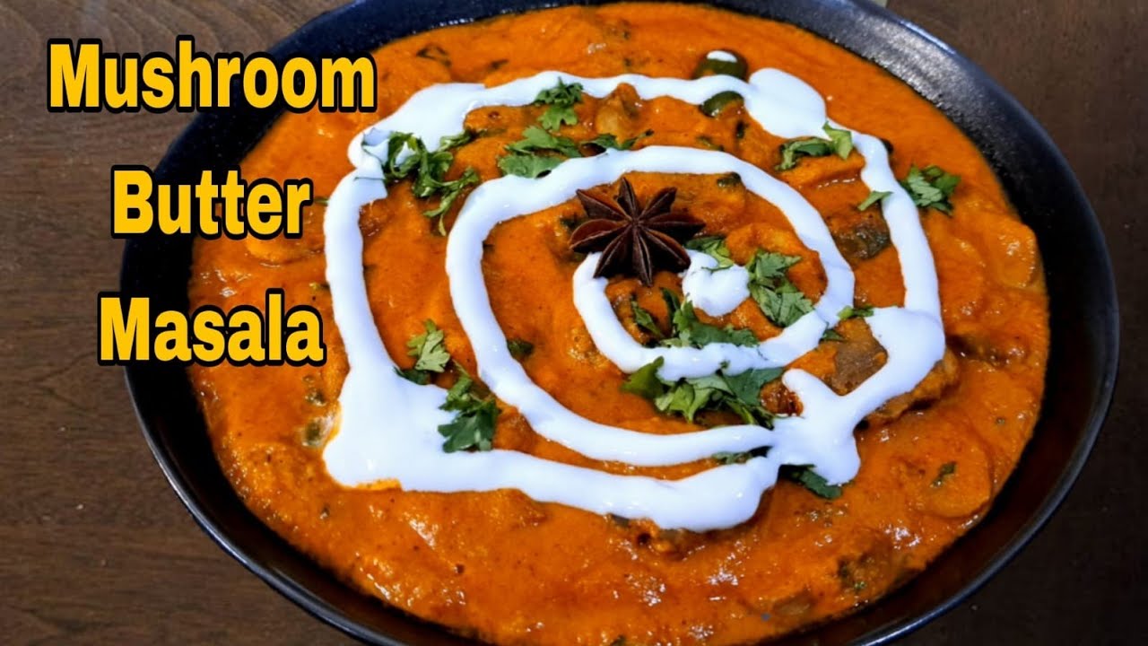 RESTAURANT STYLE MUSHROOM BUTTER MASALA | EASY TO MAKE HOMEMADE VEG RECIPE #ramadan @shamiraskitchen