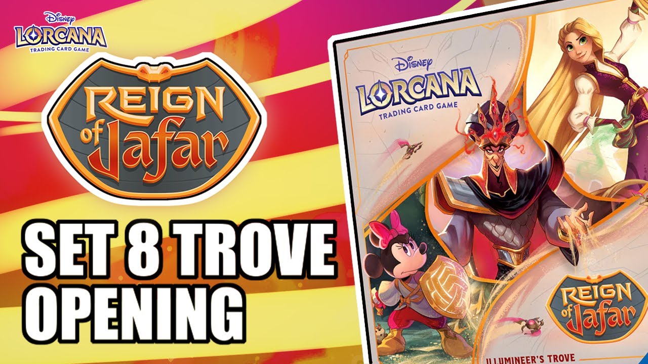 Set 8 Trove Unboxing Disney Lorcana Reign Of Jafar