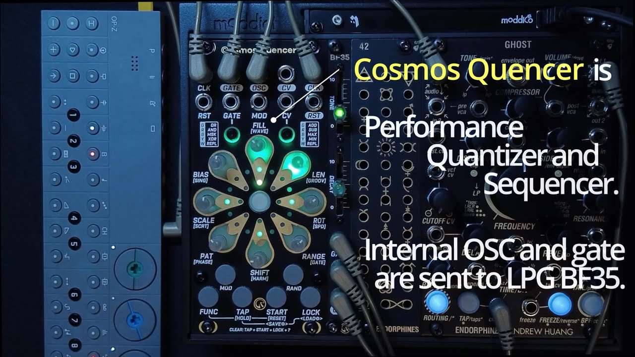 Cosmos Quencer short demo 01 Performance Quantizer and Sequencer