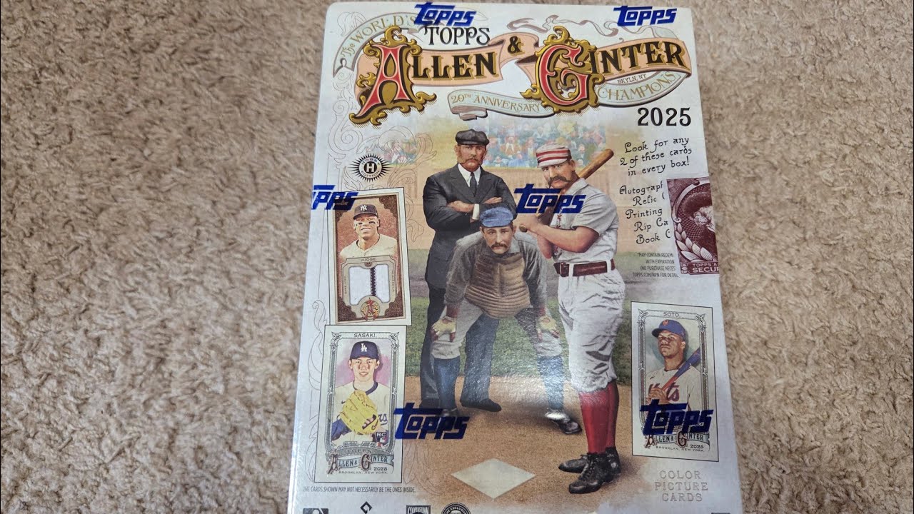 2025 Allen and Ginter Baseball Hobby Box - Part 1 - Huge PC Hit