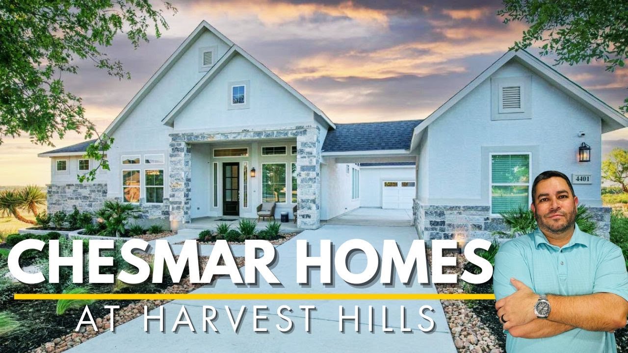 Chesmar Homes | Harvest Hills | Gregory | 3747 SF | 4 Bedrooms | Model Home Tour | Marion, TX