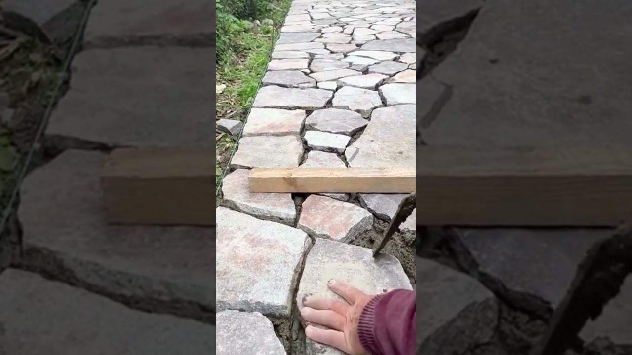 Paving stone installation process