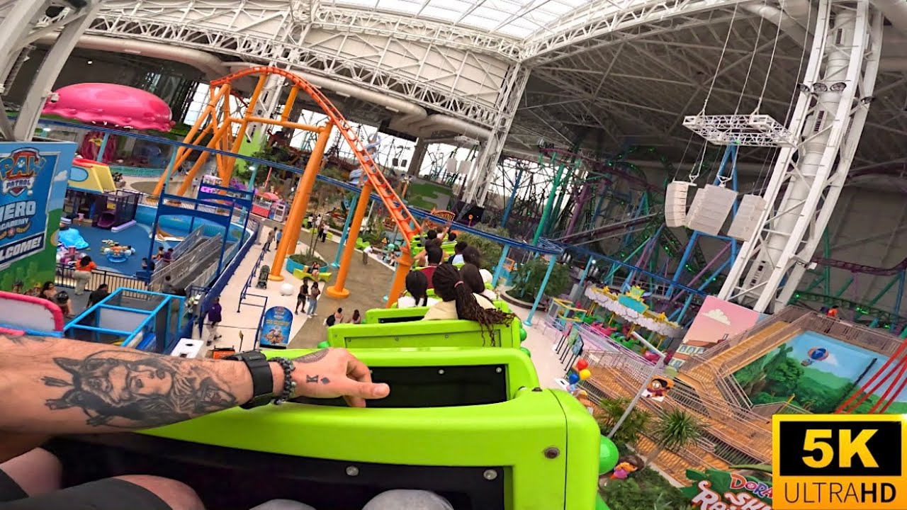 Nickelodeon Slime Streak POV 5K Back Row SURPRISINGLY WHIPPY! American Dream, NJ 