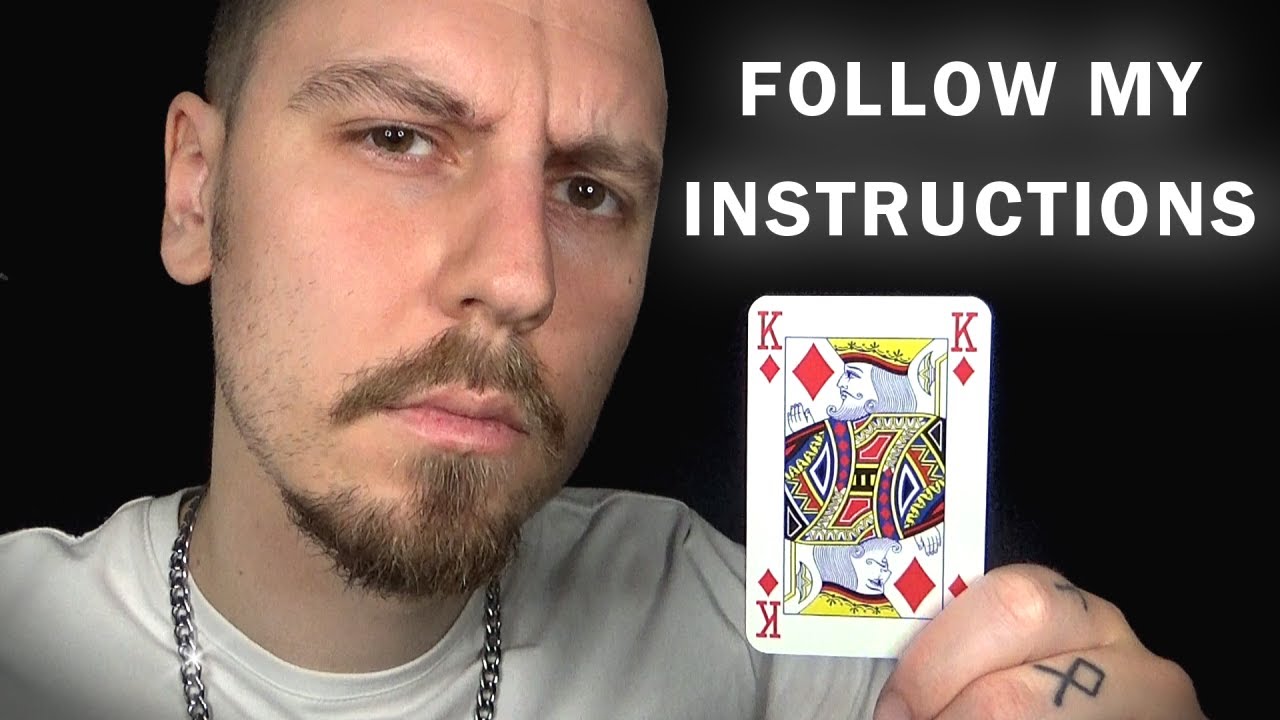 ASMR Follow My Instructions Until You Fall Asleep