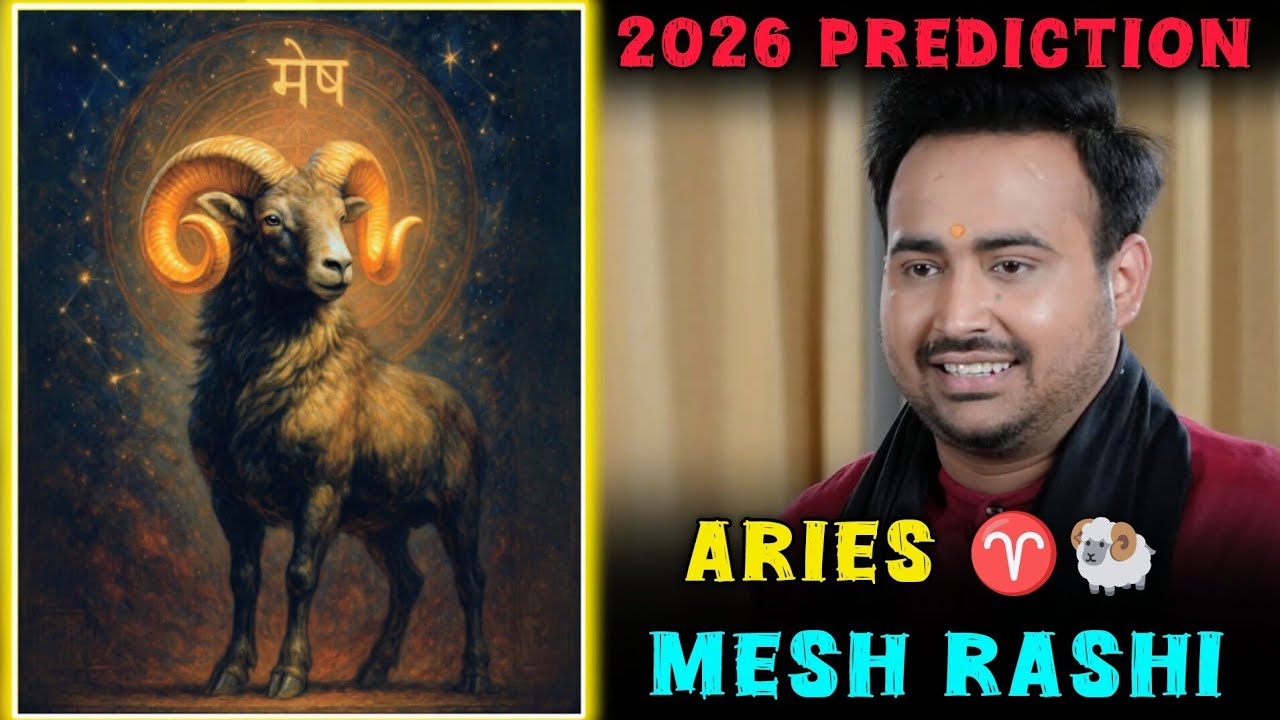 Aries ♈🐏 (Mesh Rashi): 2026 Jyotish Prediction Explained by Arun Pandit Ji 