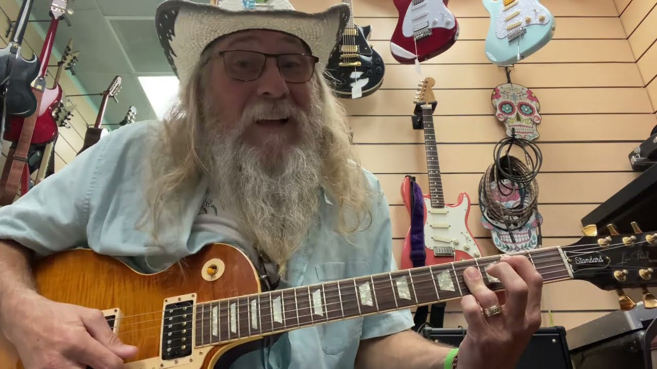 Lynyrd Skynyrd “On The Hunt” GREAT guitar lesson INTRO MAIN RIFF (my Jimmy Page signature Les Paul)
