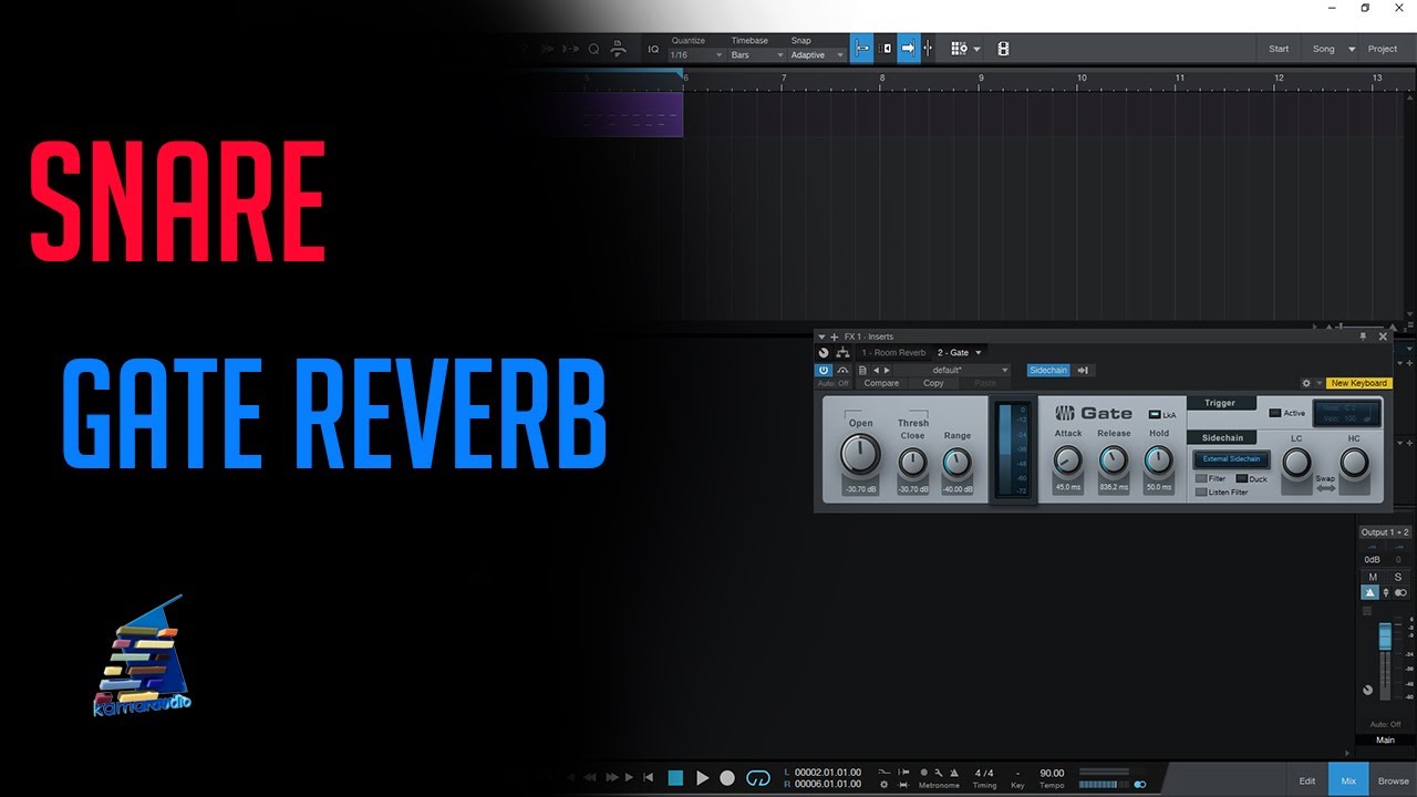 Tutorial Membuat GATE REVERB Pada Snare Drum