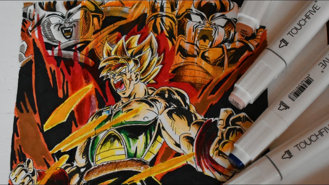 COMO dibujar a BARDOCK SSJ | drawing BARDOCK SSJ | Cls artz |