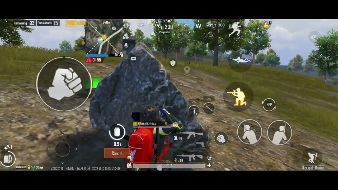 PUBG GAME 17 KILLS  SOLO VS SQAUD REDMAGIC GAME TEST FULL GYRO 5 FINGER 