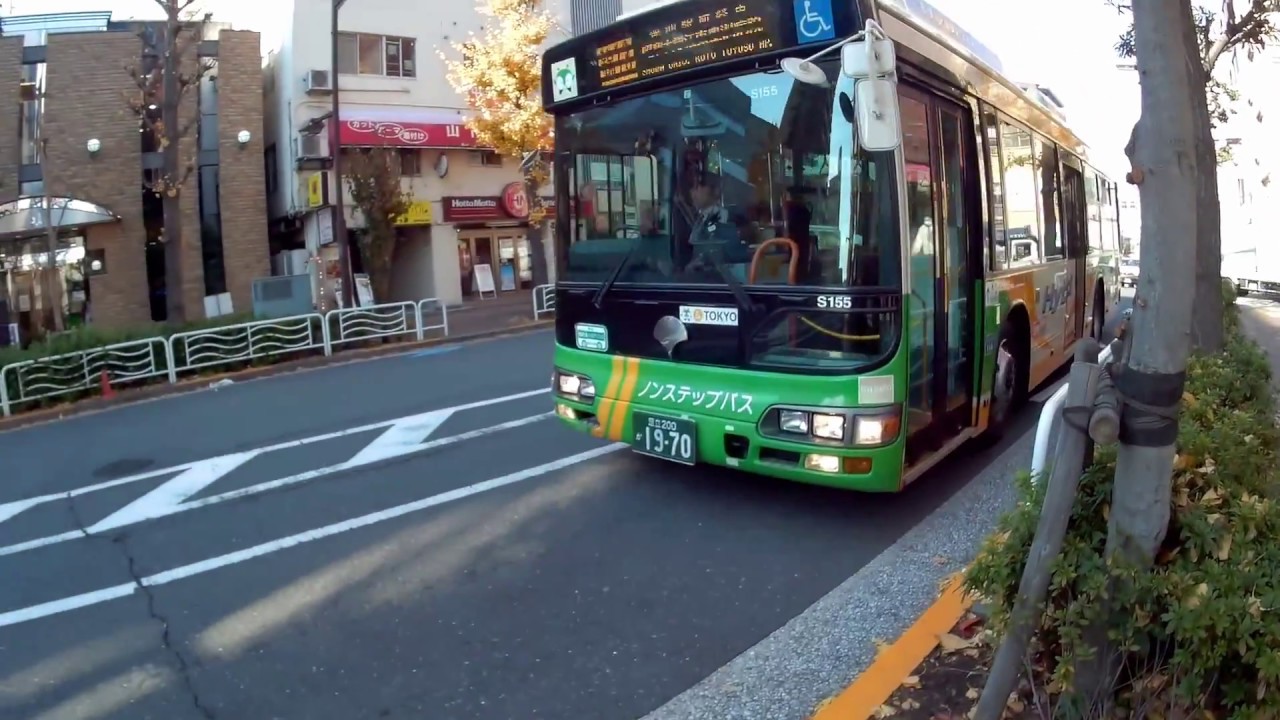 【前面展望】都営バス[錦13折返]東陽町駅前➡昭和大学江東豊洲病院前