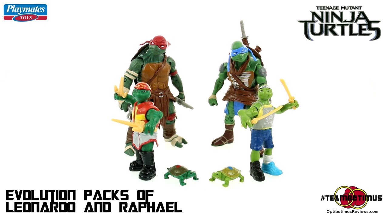 Video Review of the 2014 Teenage Mutant Ninja Turtles: Evolution of Leo and Raph sets