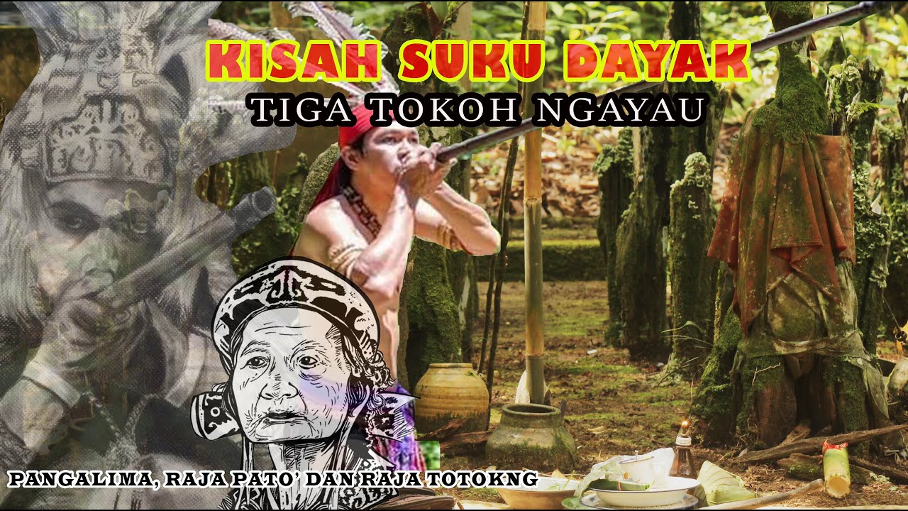 Kisah Tiga Tokoh Ngayau, Suku Dayak